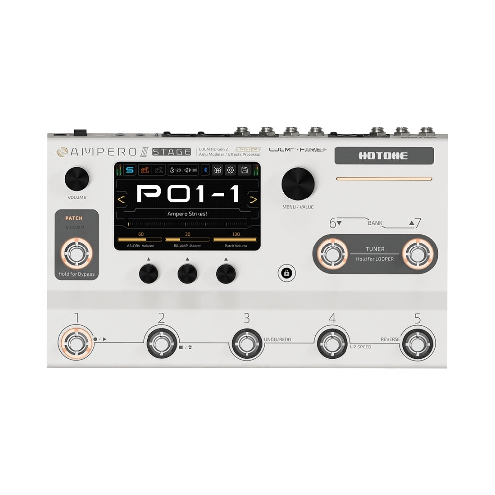 Hotone Ampero II Stage MP-380 – Professional guitar multi-effects