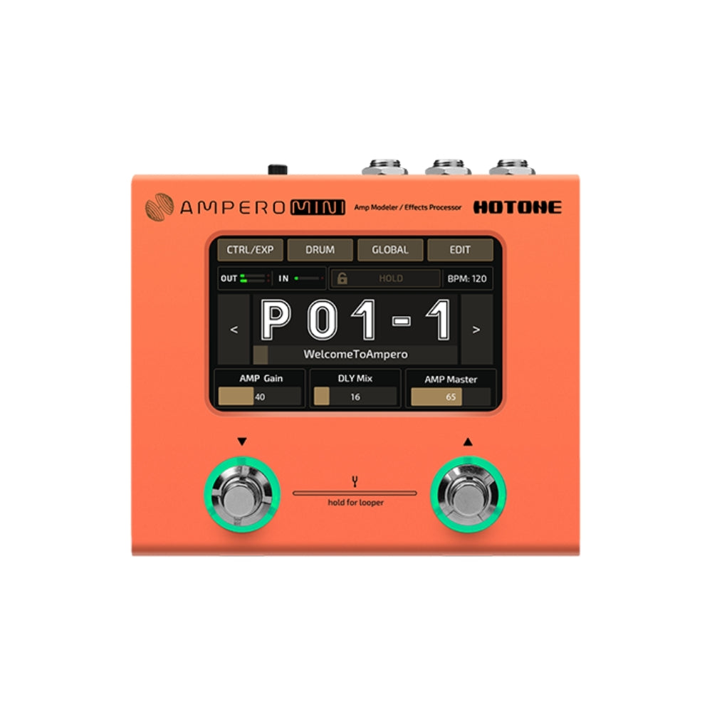 Hotone Ampero Mini MP-50 – Multi-effets guitare compact et