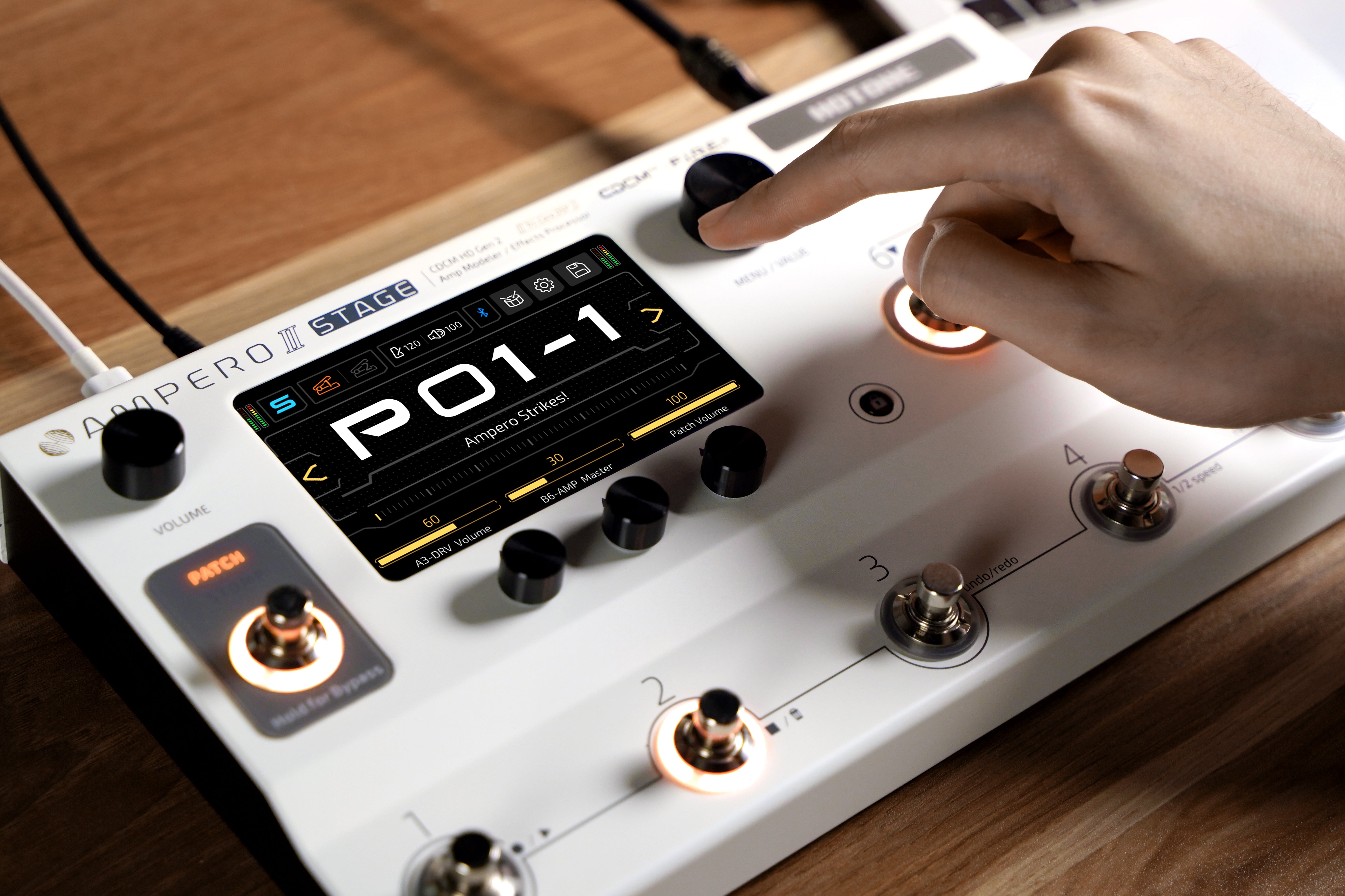 Hotone Ampero II Stage MP-380 – Professional guitar multi-effects